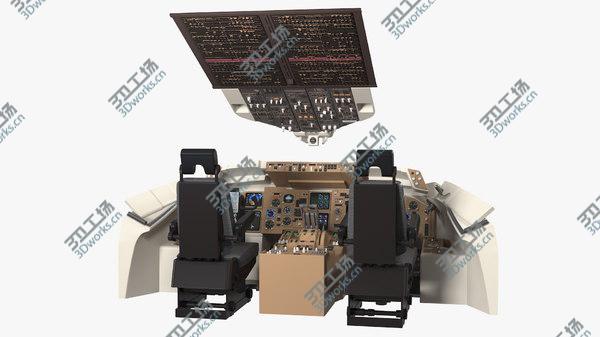 images/goods_img/20210312/Commercial Airplane Pilot Cockpit 3D model/1.jpg